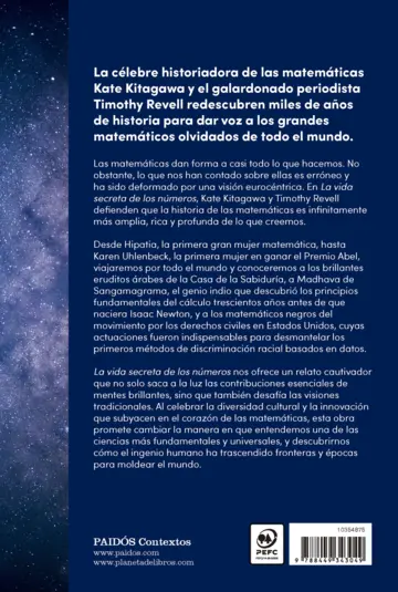 Contraportada La vida secreta de los números