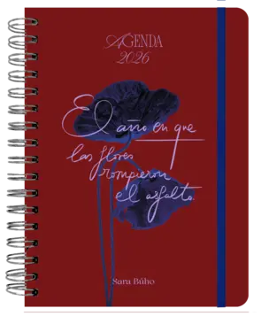Portada Agenda anual diaria 2026 Sara Búho
