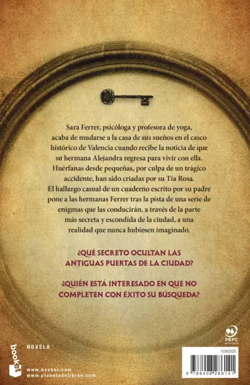 Contraportada Las doce llaves