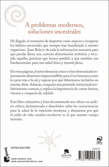 Contraportada Nutrición evolutiva