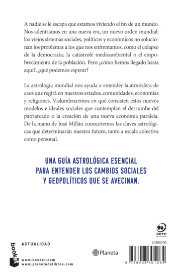 Contraportada Astrología para el nuevo orden mundial
