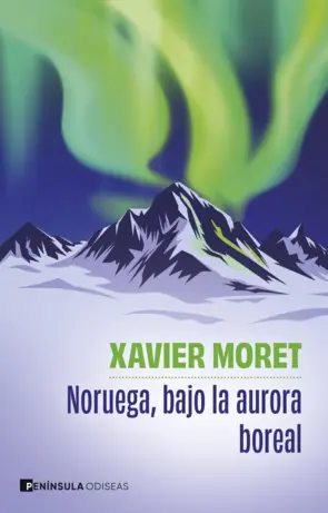 Portada Noruega, bajo la aurora boreal
