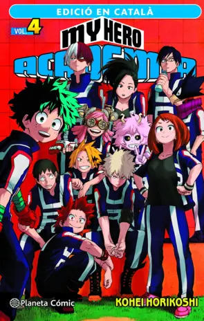 Portada My Hero Academia nº 04 (català)