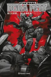 Portada Star Wars Boba Fett: Blanco, negro y rojo