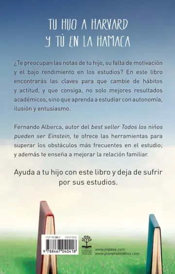 Contraportada Tu hijo a Harvard y tú en la hamaca
