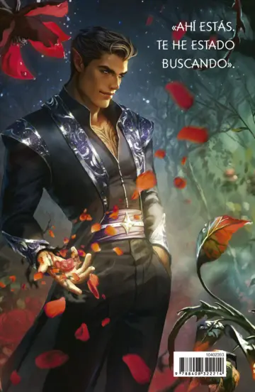 Contraportada Una corte de rosas y espinas. Edición especial con sobrecubierta reversible