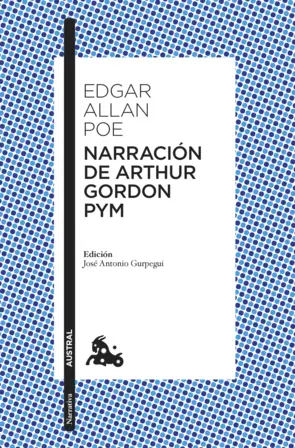 Portada Narración de Arthur Gordon Pym