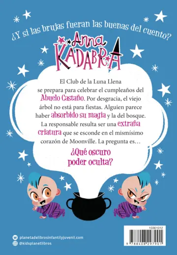 Contraportada Anna Kadabra 15. La noche de la impostora