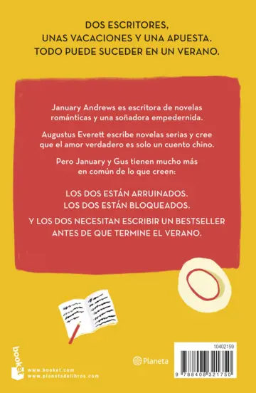 Contraportada La novela del verano