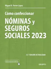 Portada Cómo confeccionar nóminas y seguros sociales 2023
