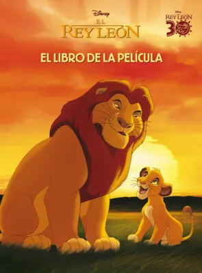 Portada El Rey León. El libro de la película