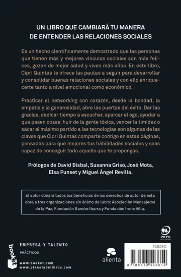 Contraportada El libro del networking