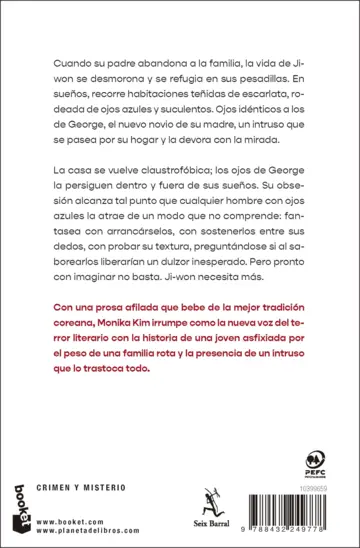 Contraportada Los ojos son la mejor parte