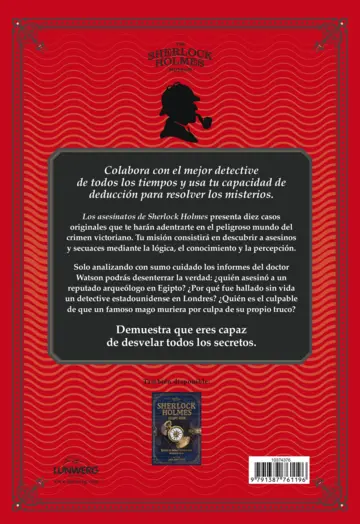 Contraportada Los asesinatos de Sherlock Holmes