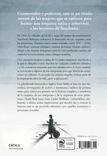 Contraportada La orquesta de mujeres de Auschwitz
