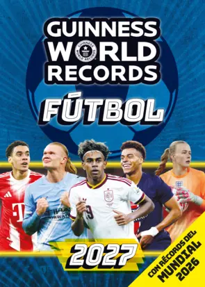 Portada Guinness World Records 2027. Fútbol