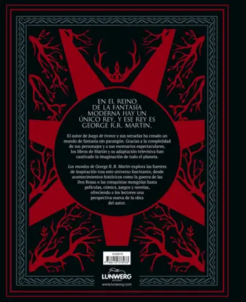 Contraportada Los mundos de George R. R. Martin