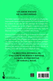 Miniatura contraportada Una corte de niebla y furia