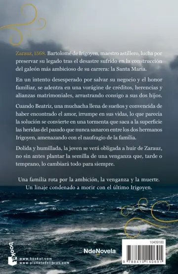 Contraportada Al subir la marea