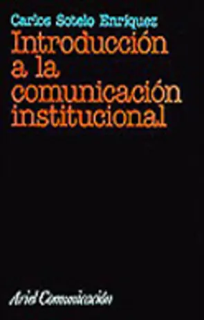Portada Introducción a la comunicación institucional