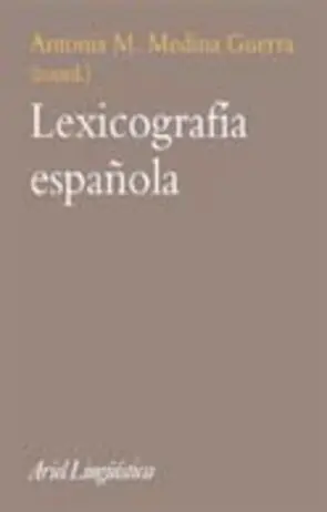 Portada Lexicografía española