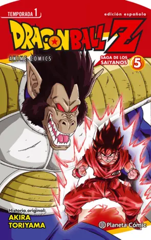 Portada Dragon Ball Z Anime Series Saiyanos nº 05/05
