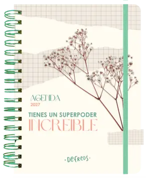 Portada Agenda anual semanal 2027 Defreds