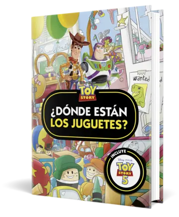 Contraportada Toy Story. ¿Dónde están los juguetes?