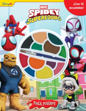 Portada Spidey y su superequipo. Pinta pósters