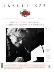 Portada Rosa Chacel, entre filosofía y literatura en Europa y Latinoamérica