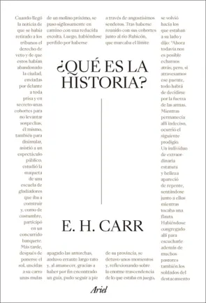 Portada ¿Qué es la historia?