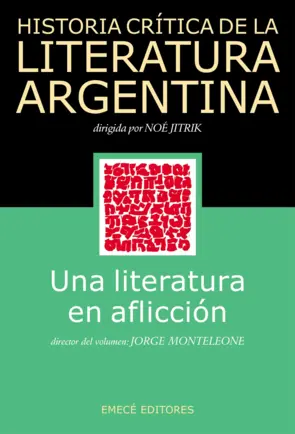 Portada Historia crítica de la literatura argentina 12
