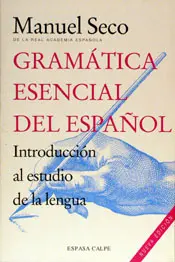 Portada Gramática esencial del español