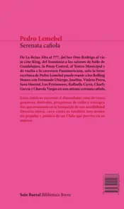 Miniatura contraportada Serenata cafiola