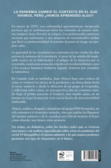 Contraportada Cuando todo se tambalea