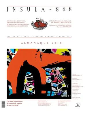 Portada Almanaque 2018 (Ínsula n° 868, abril de 2019)