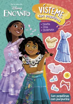 Portada Encanto. Vísteme con pegatinas 2