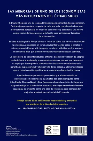 Contraportada Mis viajes alrededor de la teoría económica