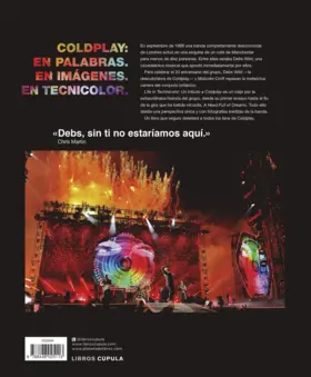 Contraportada Coldplay. Life in Technicolor