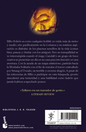 Contraportada El Hobbit