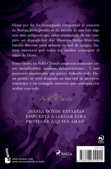 Contraportada Conflicto (Crónicas vampíricas, 2)