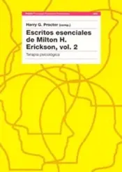 Portada Escritos esenciales de Milton H. Erickson, vol. 2