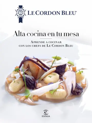 Contraportada Alta cocina en tu mesa.