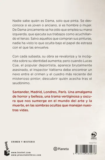 Contraportada La dama y la muerte