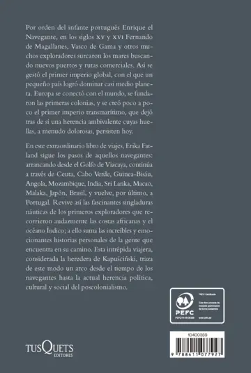 Contraportada Los navegantes