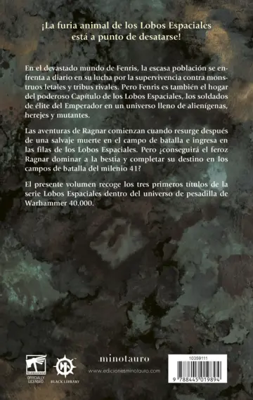 Contraportada Warhammer Lobo Espacial Omnibus