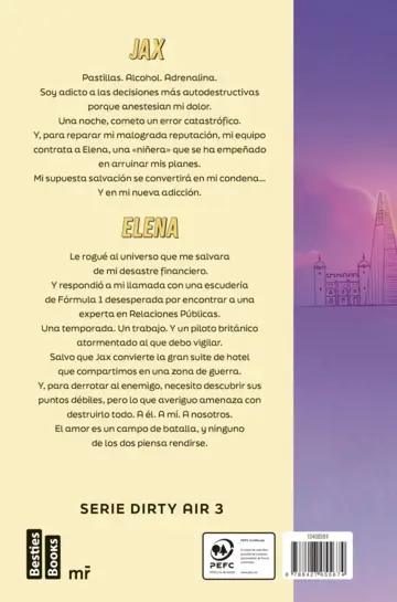 Contraportada Amor en pole position (Dirty Air 3)