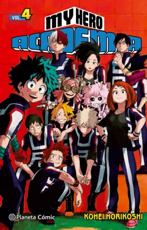 Portada My Hero Academia nº 04