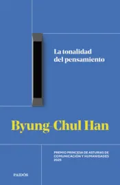 Portada La tonalidad del pensamiento