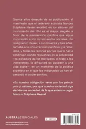 Miniatura contraportada ¡Indignaos!